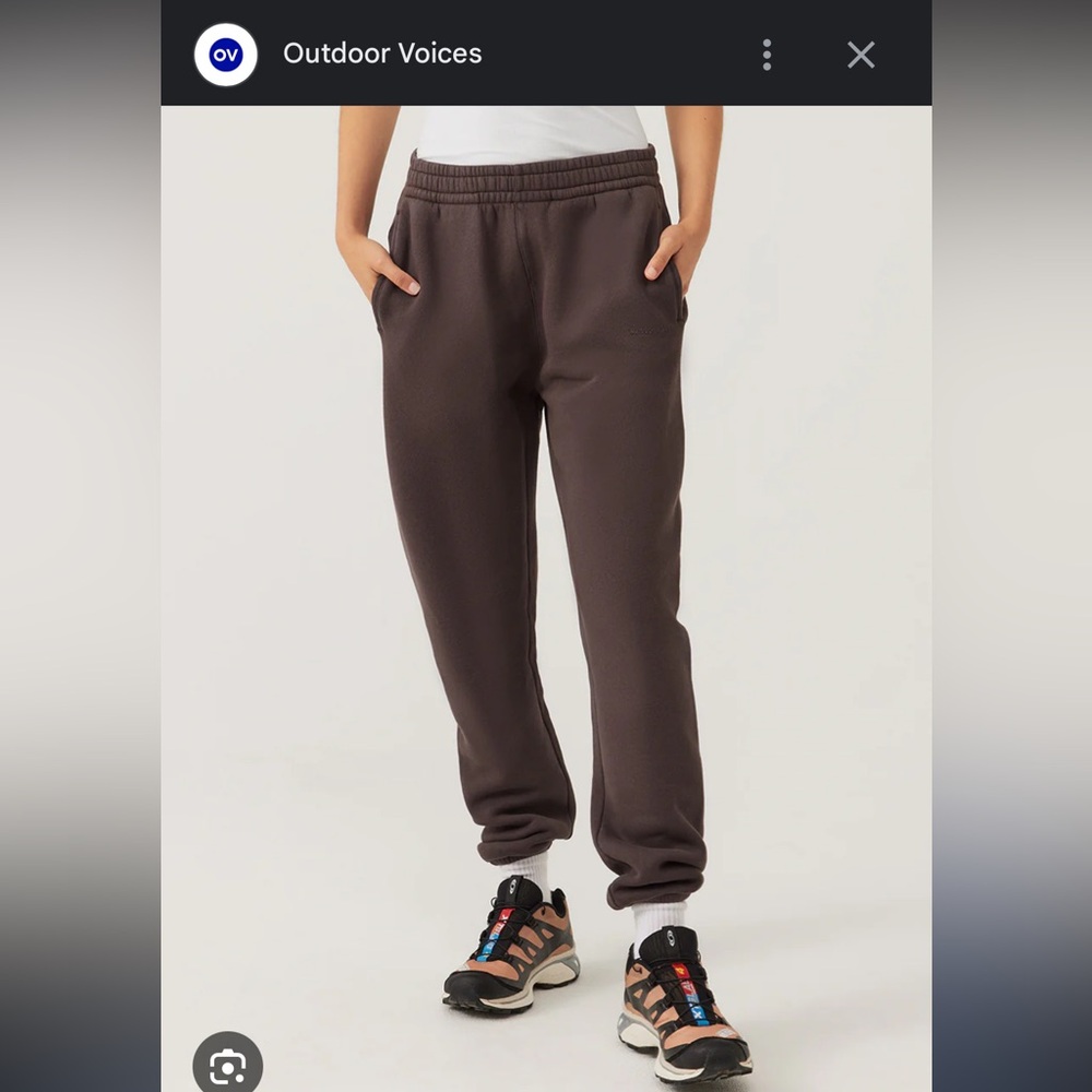Outdoor Voices Nimbus Sweatpants in Soil